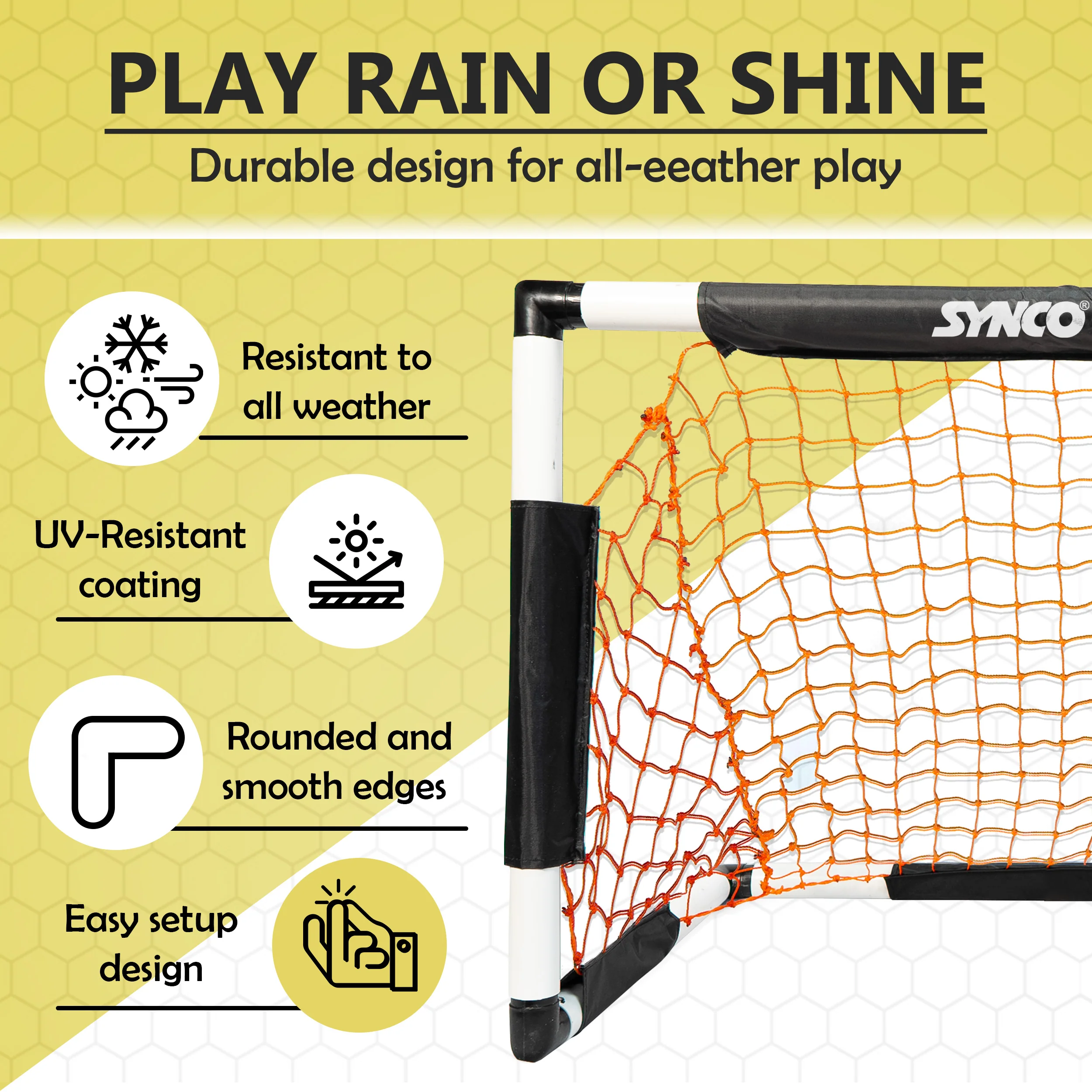 Synco Target Goal Post for Kids | Goal Post with Kids Football Combo - Image 6