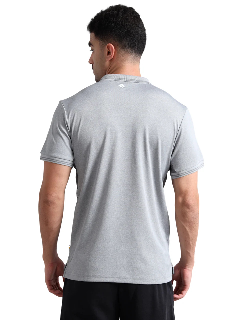 Synco Zen Polo Tshirt for Men(Grey) - Image 3