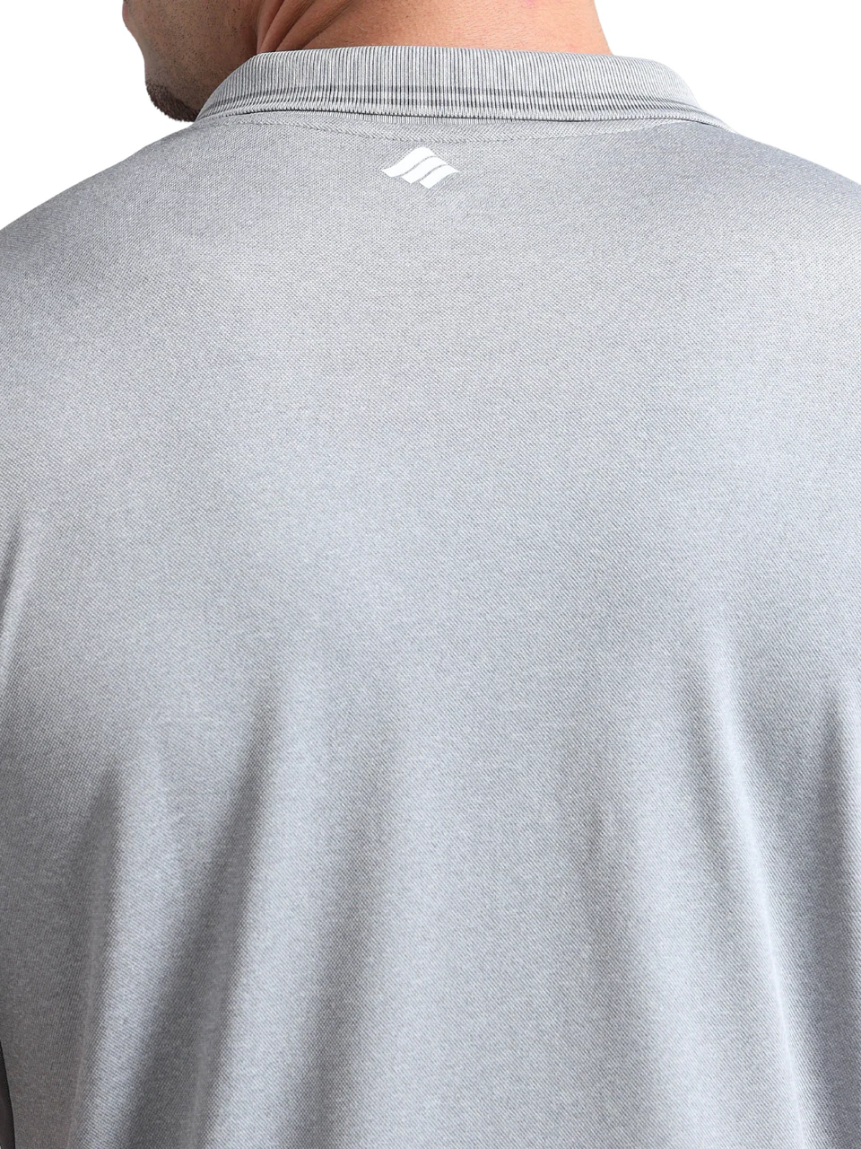 Synco Zen Polo Tshirt for Men(Grey) - Image 5